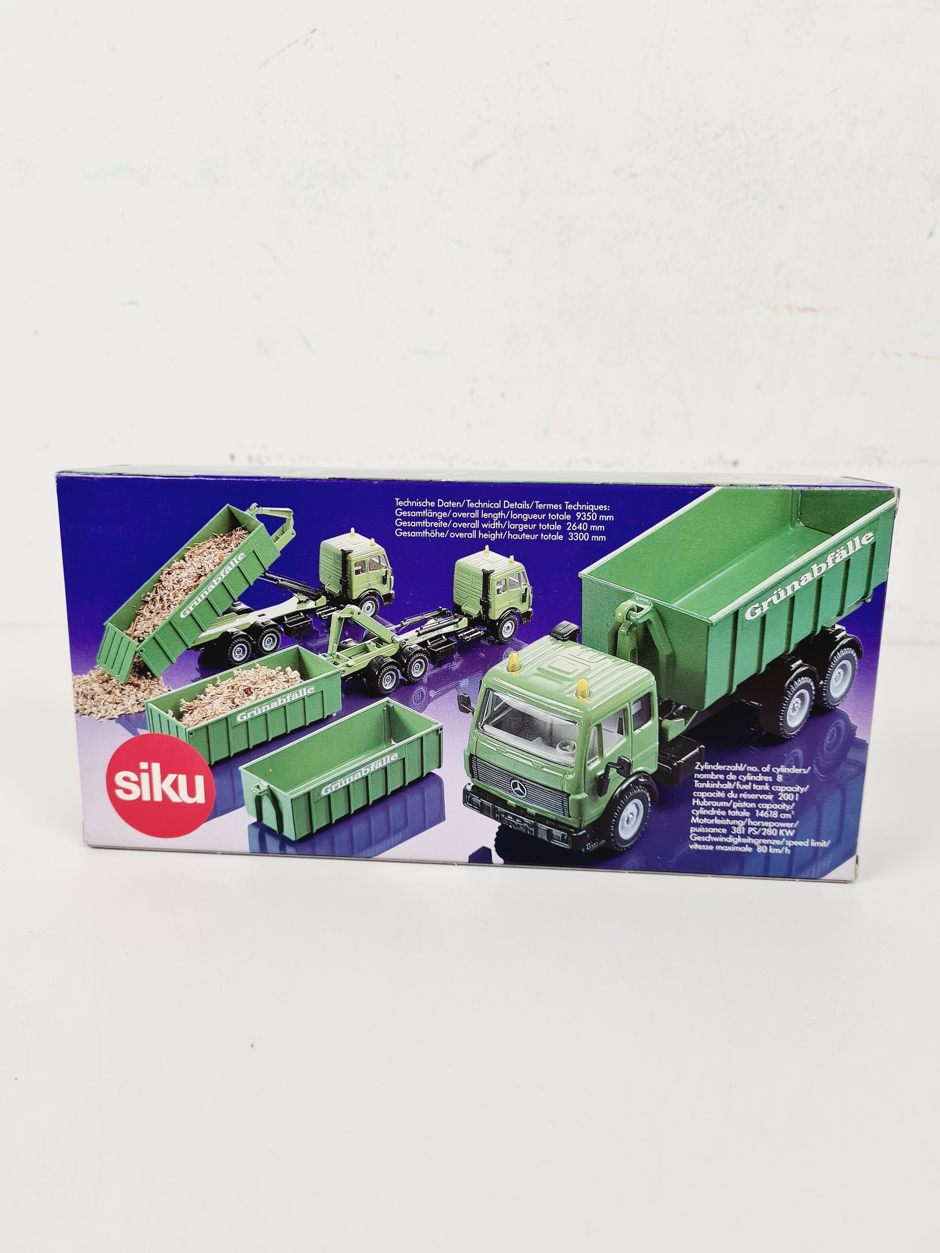 Véhicule - Camion Benne basculante 1/55 - SIKU 3128 - 3 ans + Comme neuf - Vue 3 - 